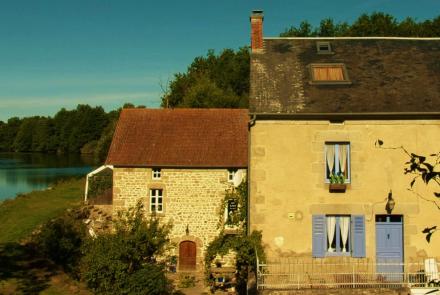 Oude watermolen en woning op 1600m² te koop in de Creuse .